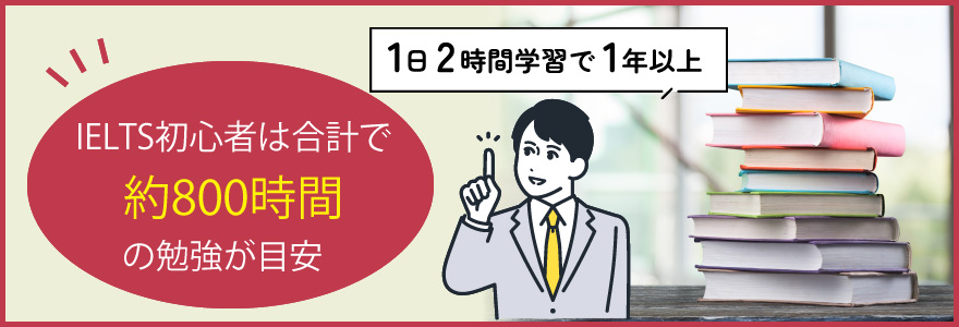 IELTSスコア7.0を取得するために必要な勉強時間