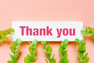 動名詞「Thank you for ~ing」の表現